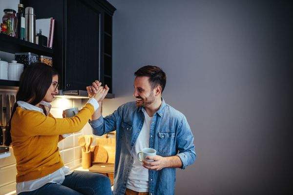 High Five in der Küche