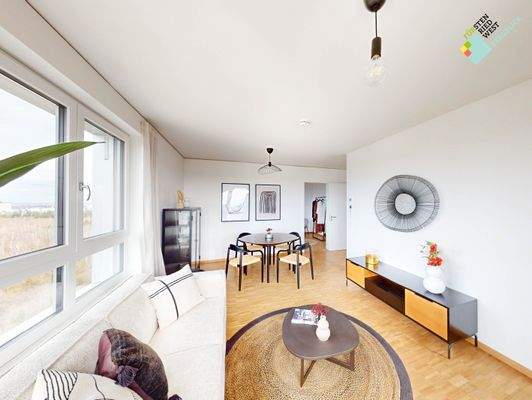 Wohnzimmer (Musterwohnung)