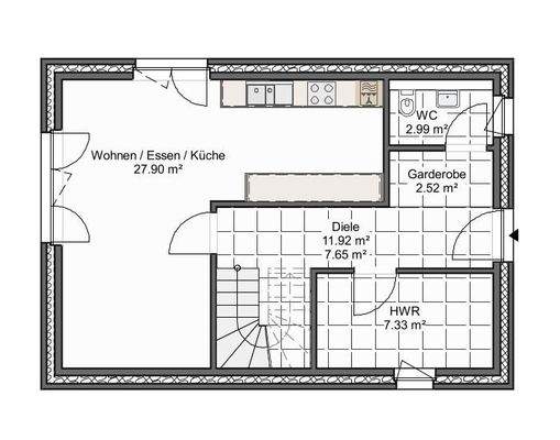 Beispielgrundriss EG