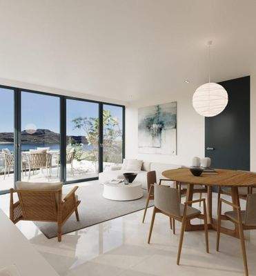 Projekt im Süden Kretas in Strandnähe mit Meerblick und Pool - Villa-Apartment Plakias