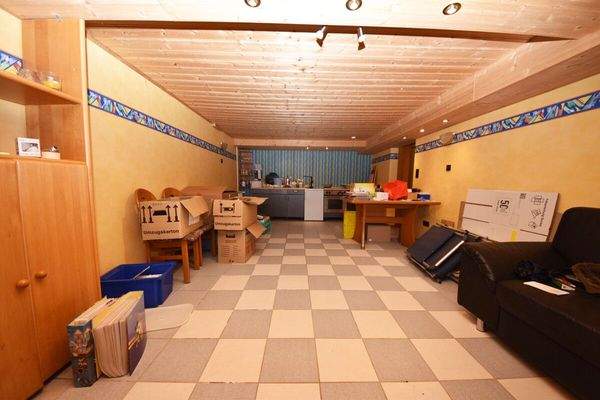 Hobbyraum mit Küche