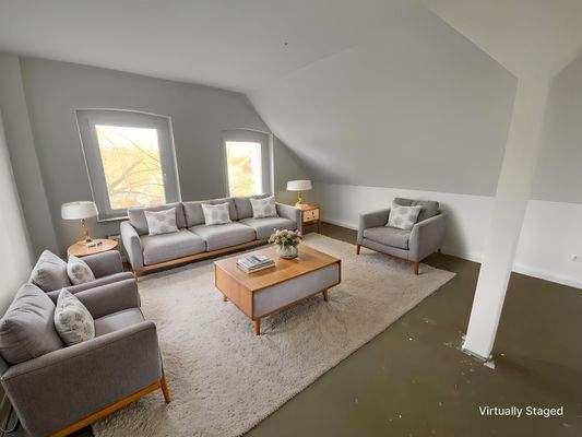 Wohnzimmer Mustereinrichtung