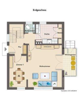 Grundriss Erdgeschoss