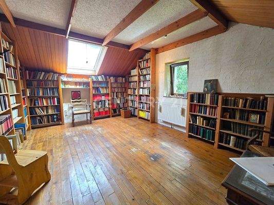 Ehemalige Bibliothek im DG, mögliches Schlafzimmer