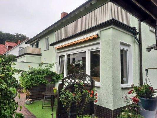 Schräge Rückansicht