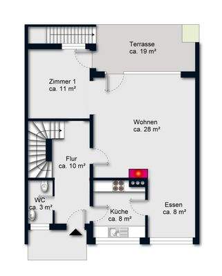 Grundriss Erdgeschoss