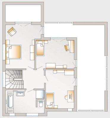 Grundriss Obergeschoss