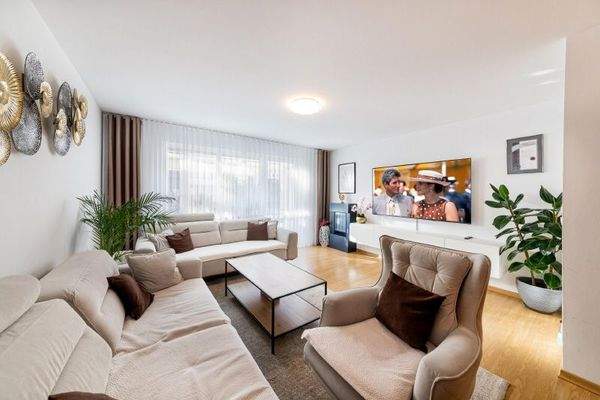 Wohnen mit Blick zum Garten