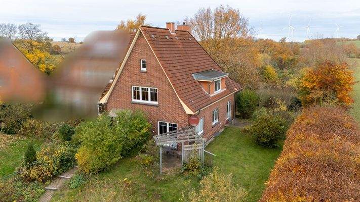 Luftbild von der Straße