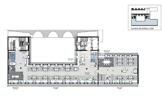 Grundrissbeispiel 5.OG