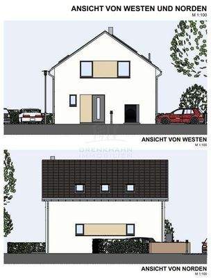 Ansicht von Norden und Westen