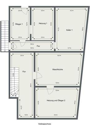 Grundriss - Kellergeschoss