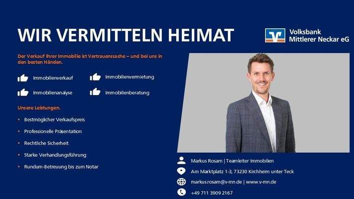 WIR VERMITTELN HEIMAT