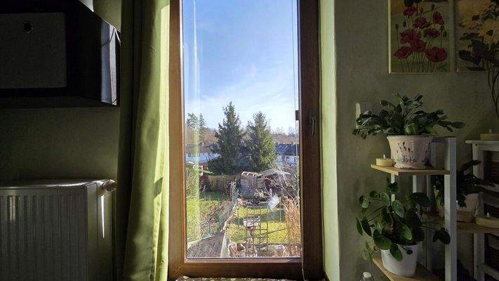 Ausblick in den Garten