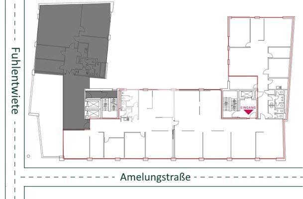 1. Obergeschoss mit ca. 677 m²