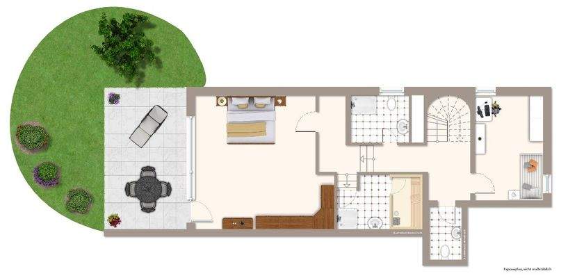 Grundriss Gartengeschoss