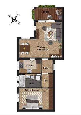 Grundriss - 2. Obergeschoss