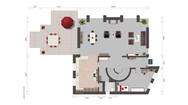 Grundriss, Erdgeschoss