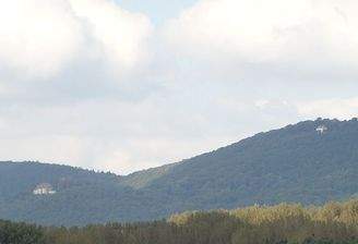 Blick auf die Burgen