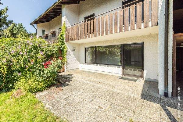 Blick auf die Terrasse