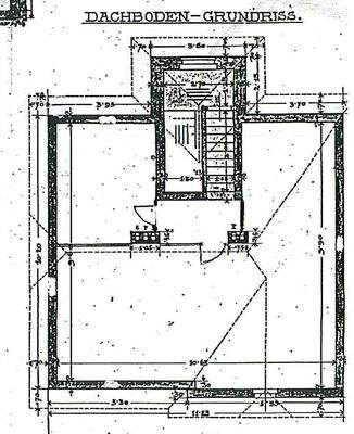 Grundriss Dachboden
