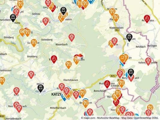 Geolyzer Kartenausschnitt