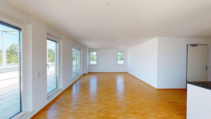 offener Wohn- und Essbereich