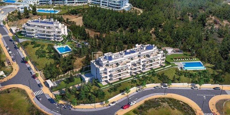 Sea-View Apartments in a Gated Complex in Mijas