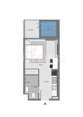 Investment Apartments with Private Pool and Balcony in Arjan Dubai