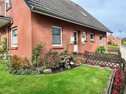 Blick zum Hauseingang