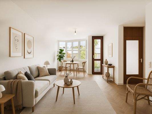 Wohnbereich gestaged