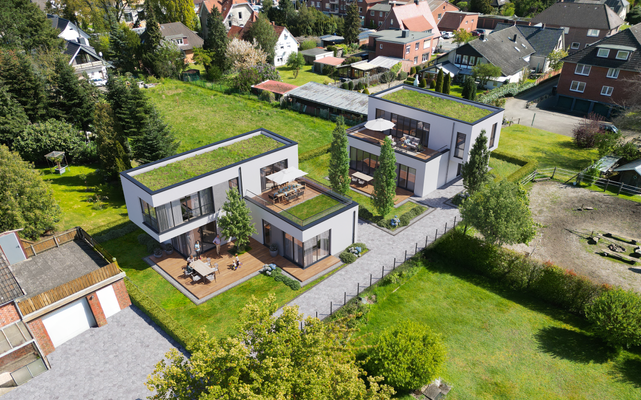  Einfamilienhäuser in Stelle  DroneView 4k