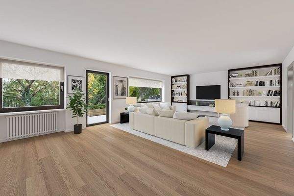 Wohnzimmer - Visualisierung