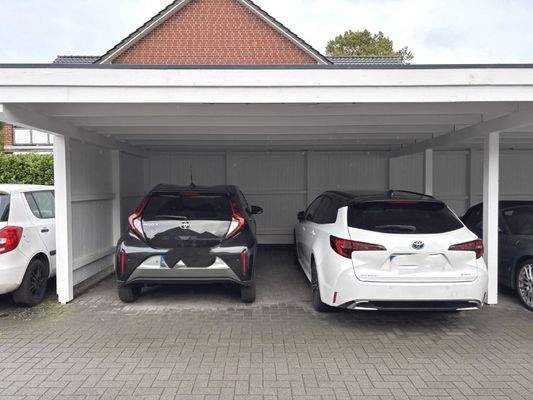 Doppel-Carport für Wohnung 4