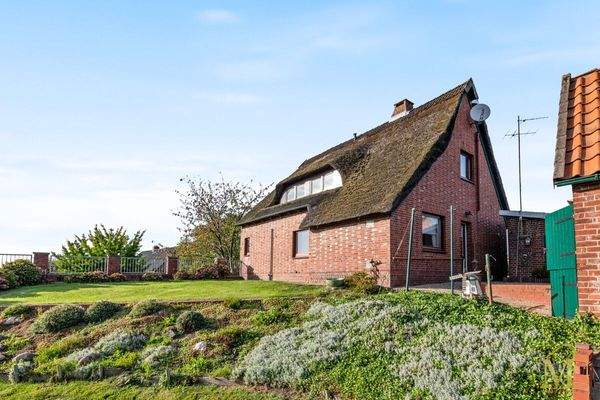 Ansicht Reetdachhaus