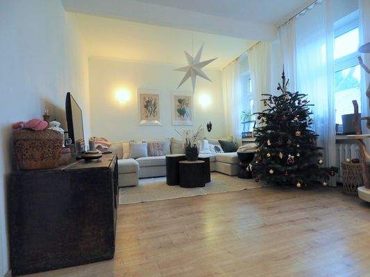 Blick ins Wohnzimmer