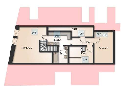 Grundriss unmöbliert