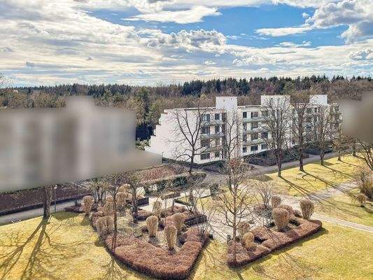 Blick vom Südbalkon