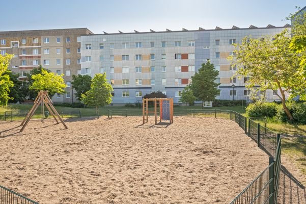 Hofansicht Spielplatz