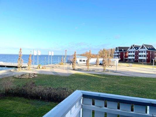 Blick vom Balkon Schlafzimmer Kapitänsdeck