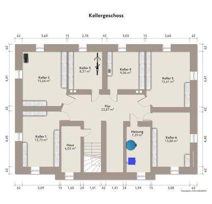 Grundriss KG Beispiel