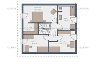 Grundriss Obergeschoss