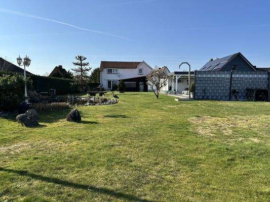  Blick vom hinteren Zaun