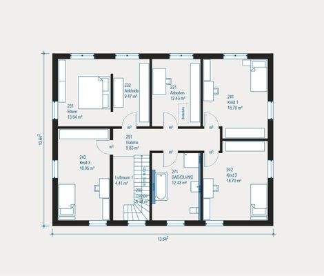 Grundriss OG veränderbar
