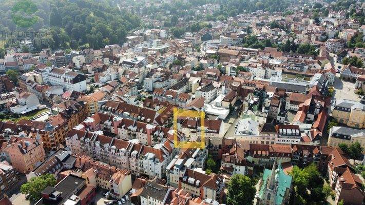 Zentrale Lage des Hauses