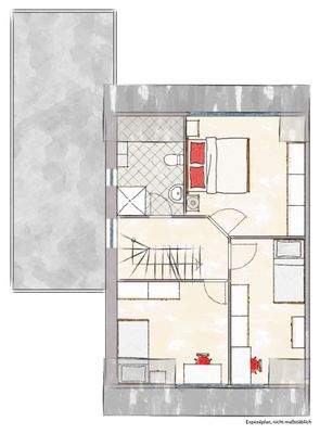 Exposeplan Dachgeschoss