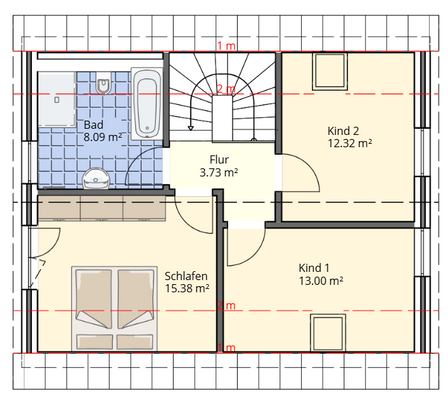 Grundriss OG EFH