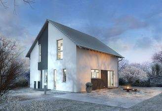 Ansicht Eingang/Garten Winter