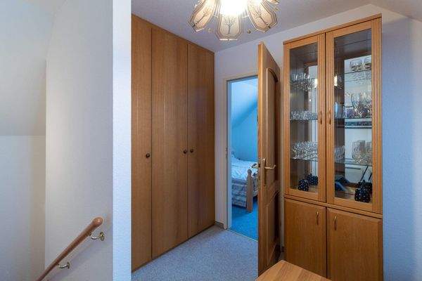 Blick zum Schlafzimmereingang