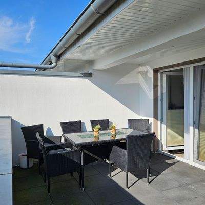 Schöne Dachterrasse